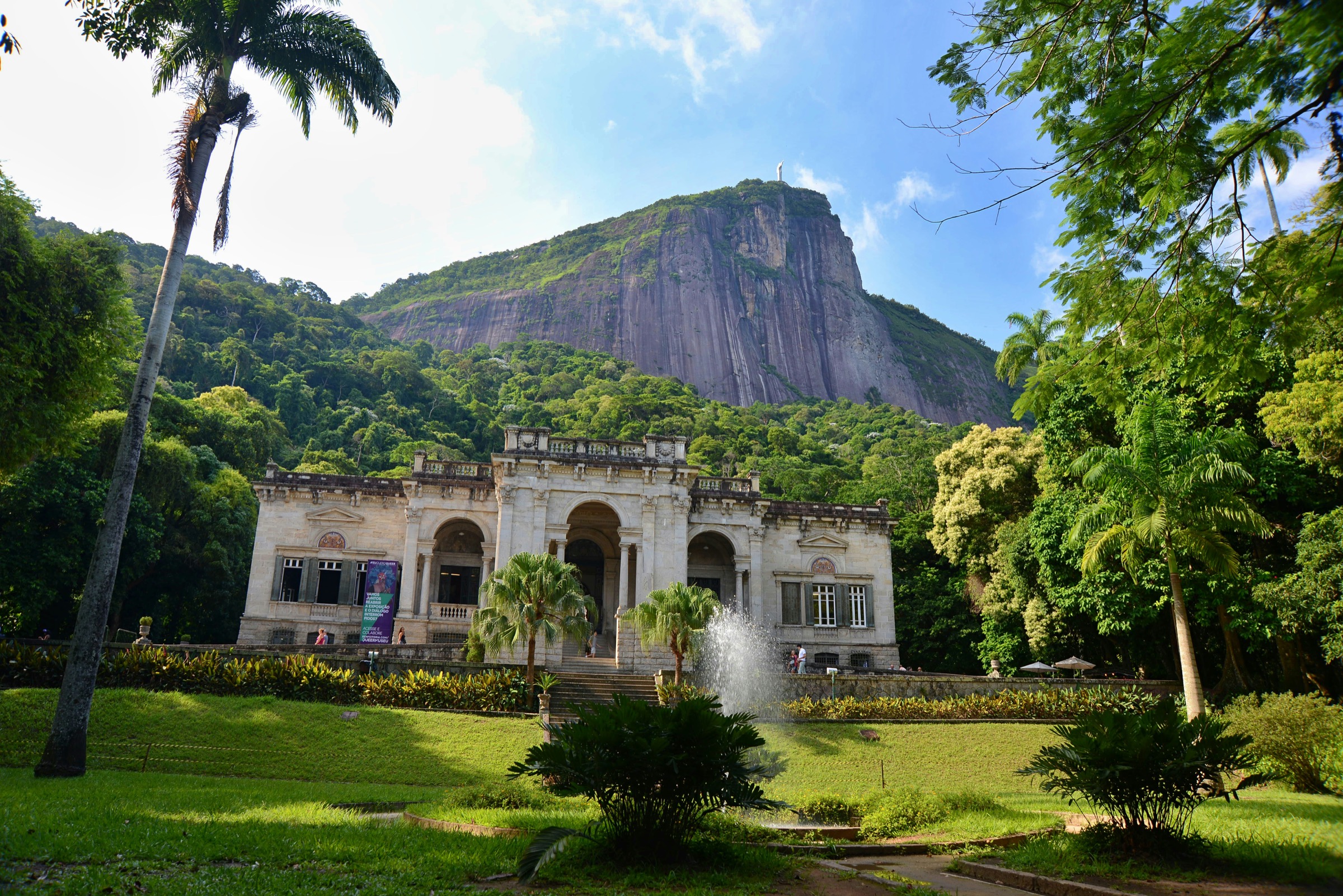 Parque Lage and Corcovado, beside the Jardim Botânico.
